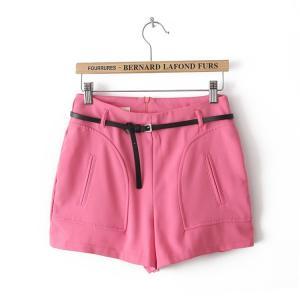 Cute Candy-colored Shorts With Belt [#1350]