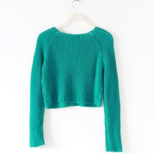 T Short Solid Color Sweaters [#1752]