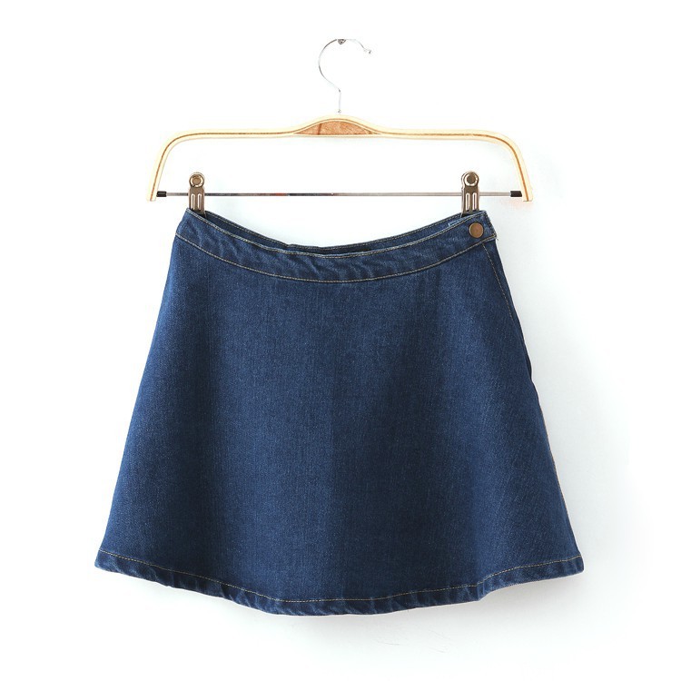 Style Fashion Ladies Washed Denim Skirt [#1533] On Luulla