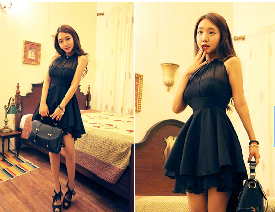 2013 Korea Popular Boutique Waist Slim Fit Dress [#33] on Luulla